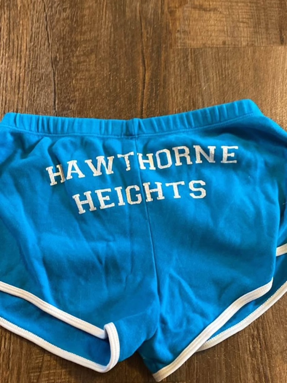 Rare Y2K Emo Warped Tour Hawthorne Heights Emo Blue Gym Shorts Grunge